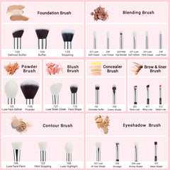 Makeup brushes 6- 25pcs Make up Brush set