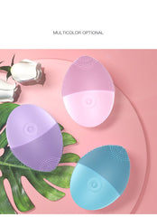 Silicone Electric Facial Cleansing Brush Vibration Face Cleaner