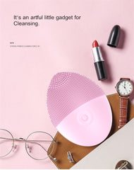 Silicone Electric Facial Cleansing Brush Vibration Face Cleaner