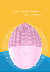Silicone Electric Facial Cleansing Brush Vibration Face Cleaner