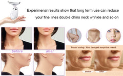 Neck Face Beauty Device Facial Lifting Machine EMS Face Massager