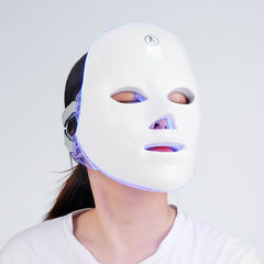 USB Charge 7Colors LED Facial Mask Photon Therapy Skin Rejuvenation