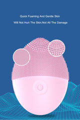 Silicone Electric Facial Cleansing Brush Vibration Face Cleaner