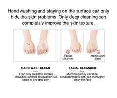 Silicone Electric Facial Cleansing Brush Vibration Face Cleaner