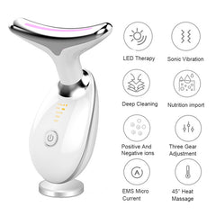 Neck Face Beauty Device Facial Lifting Machine EMS Face Massager