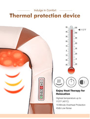 U Shape Electrical Shiatsu Back Neck Shoulder Body Massager