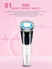 EMS Facial Massager LED light therapy Sonic Vibration Wrinkle Removal