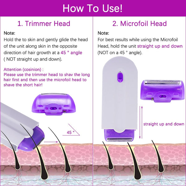Painless Laser Hair Removal Kit