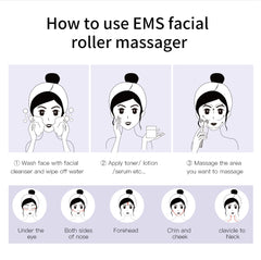 Face Roller Electric V Face Massagers Microcurrent Face Lift