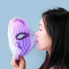 USB Charge 7Colors LED Facial Mask Photon Therapy Skin Rejuvenation