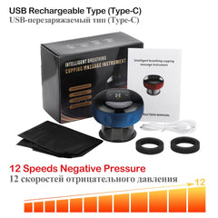 Electric Vacuum Cupping Massage Anti Cellulite Magnet Therapy