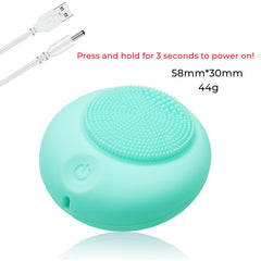 Silicone Electric Facial Cleansing Brush Vibration Face Cleaner