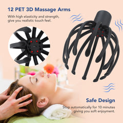Therapeutic Head Electric Octopus Claw Scalp Massager