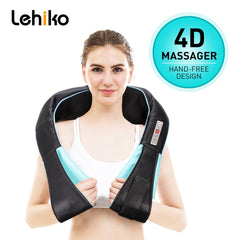 U Shape Electrical Shiatsu Back Neck Shoulder Body Massager