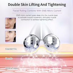 Face Roller Electric V Face Massagers Microcurrent Face Lift