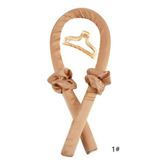 Heat Less Curling Rod Headband Lazy Curler