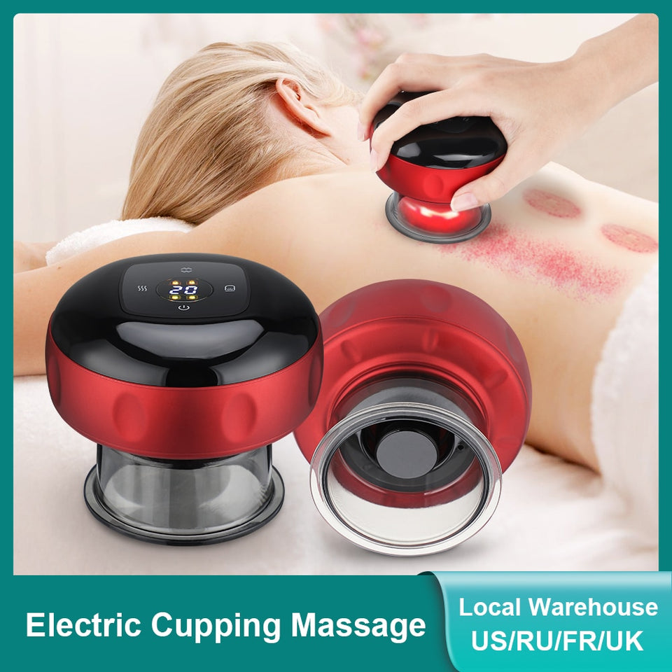 Electric Vacuum Cupping Massage Anti Cellulite Magnet Therapy