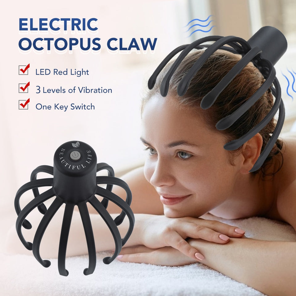 Therapeutic Head Electric Octopus Claw Scalp Massager